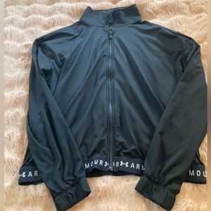 Black Under Armour Zip Up Sweatshirt Women’s Size Medium